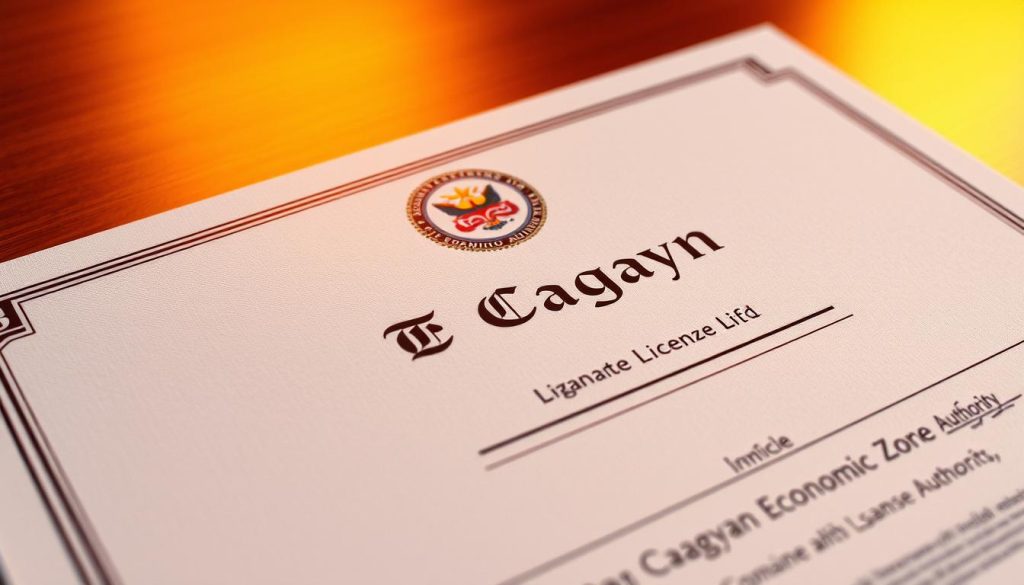 ใบอนุญาต Cagayan