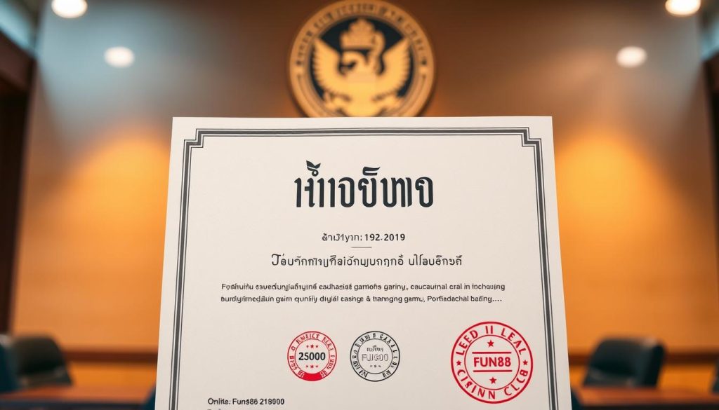 ใบอนุญาตพนันถูกกฎหมาย