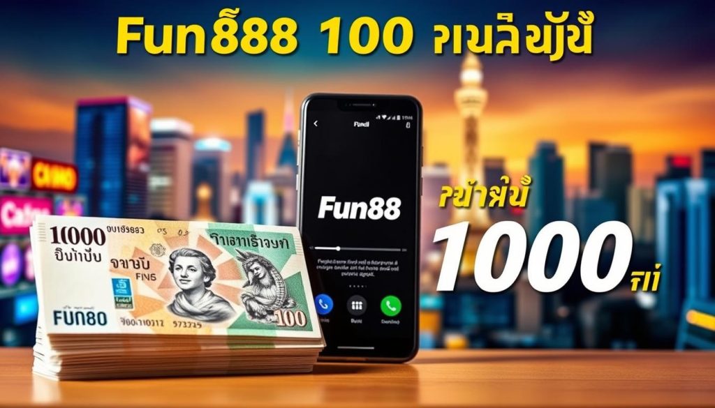 โปรโมชั่นฟรีเครดิต 100 บาท Fun88
